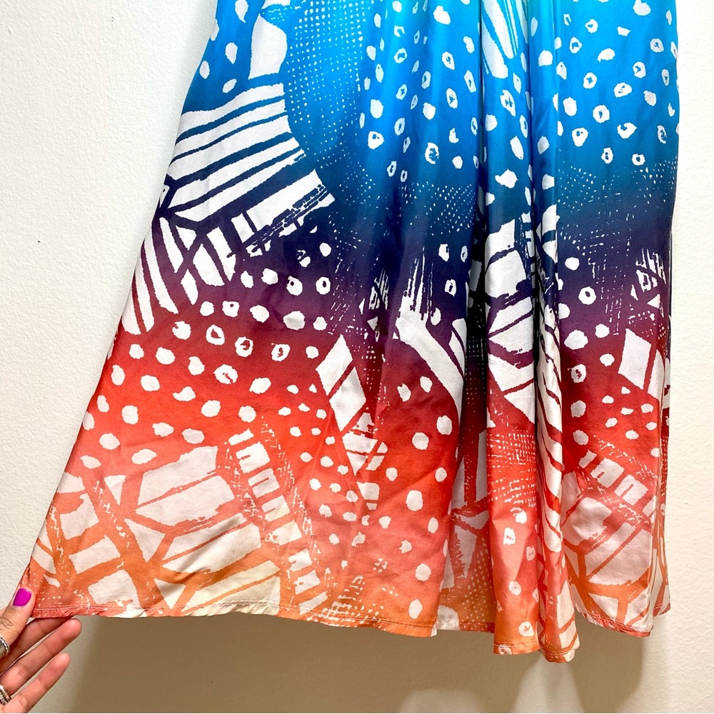 Diane Von Furstenberg “Gilmore Oasis” silk dress 🧡 - Picture 11 of 16